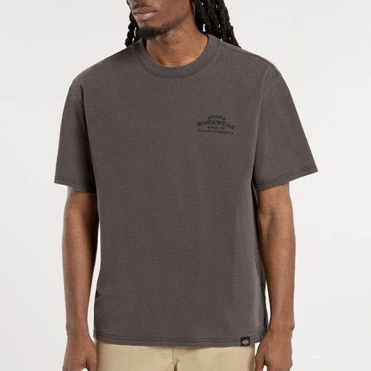 Christiana SS Garment Dyed Tee, Black