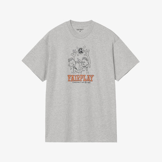 S/S Fairplay T-shirt, Grey Heather