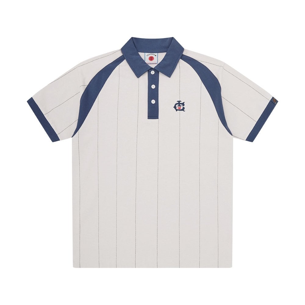 Raglan Pinstripe Polo Shirt