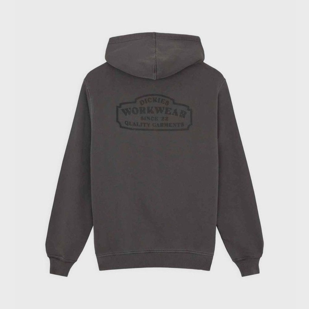 Christiana Garment Dyed Hoodie, Black
