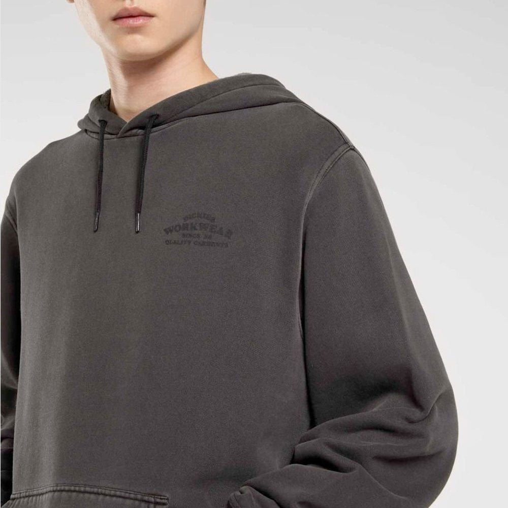 Christiana Garment Dyed Hoodie, Black