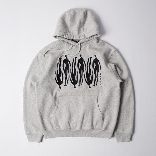 Connected Guy Hooded Sweatshirt - Heather Grey