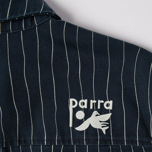 Meandering Lines Shirt - Navy Blue