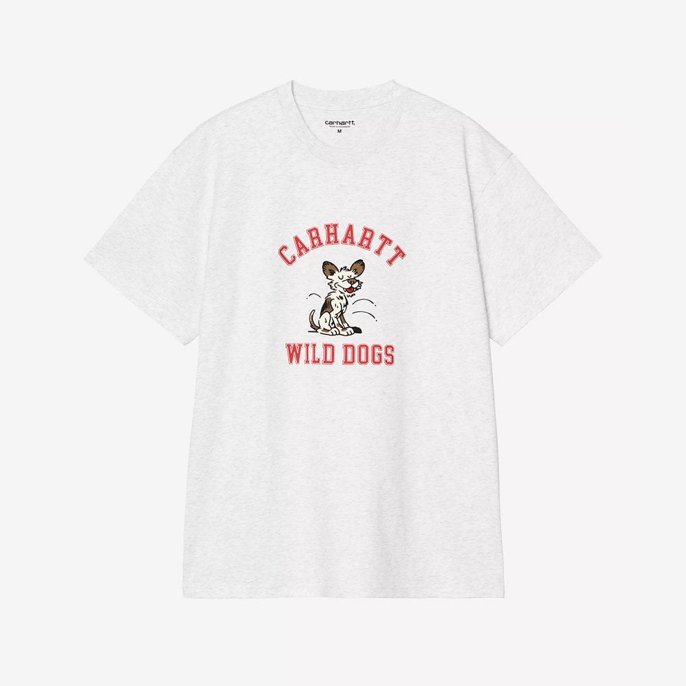 S/s Wild Dog T-shirt - Ash Heather