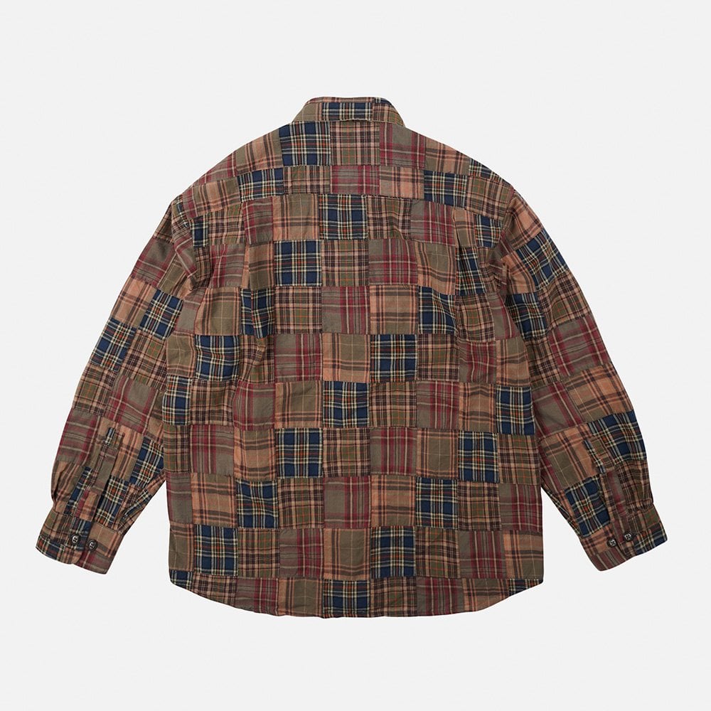 Madras Patchwork Relaxed Shirt
