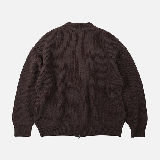 Wool Deck Zipup Cardigan