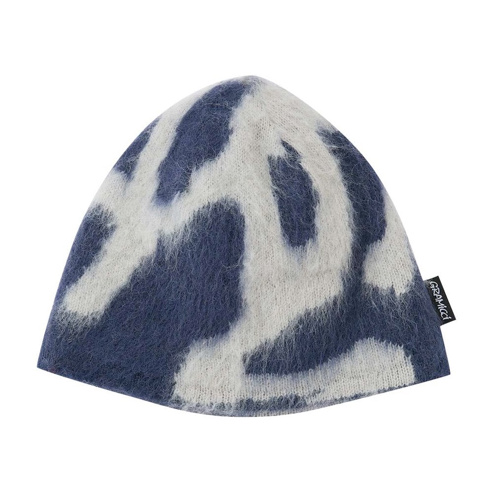 Mohair Burly Runningman Beanie - Midnight