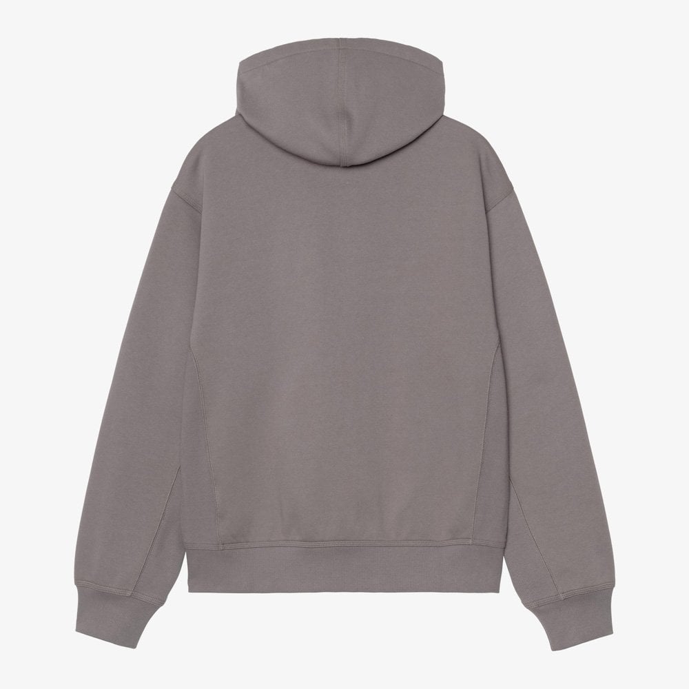 Hooded American Script Jacket - Porphyry
