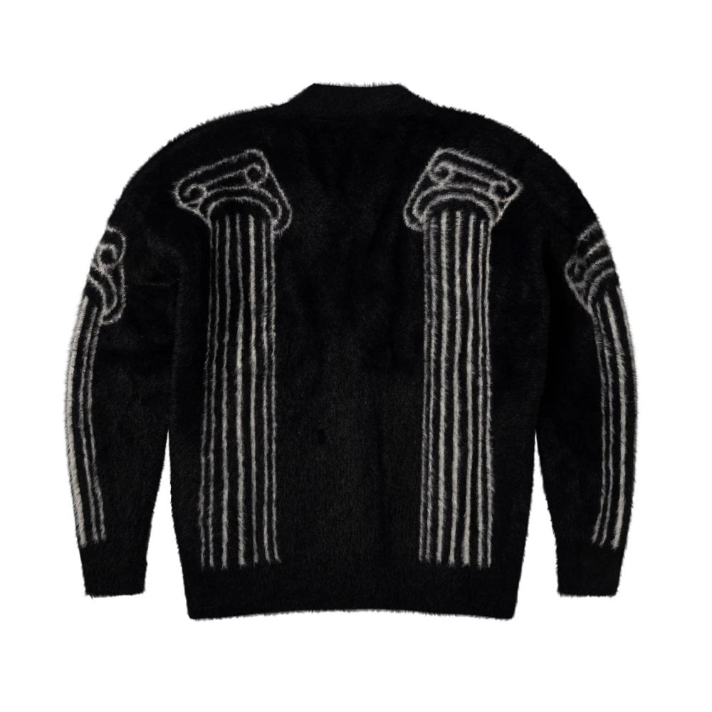 Oversized Chenille Column Knit Cardigan