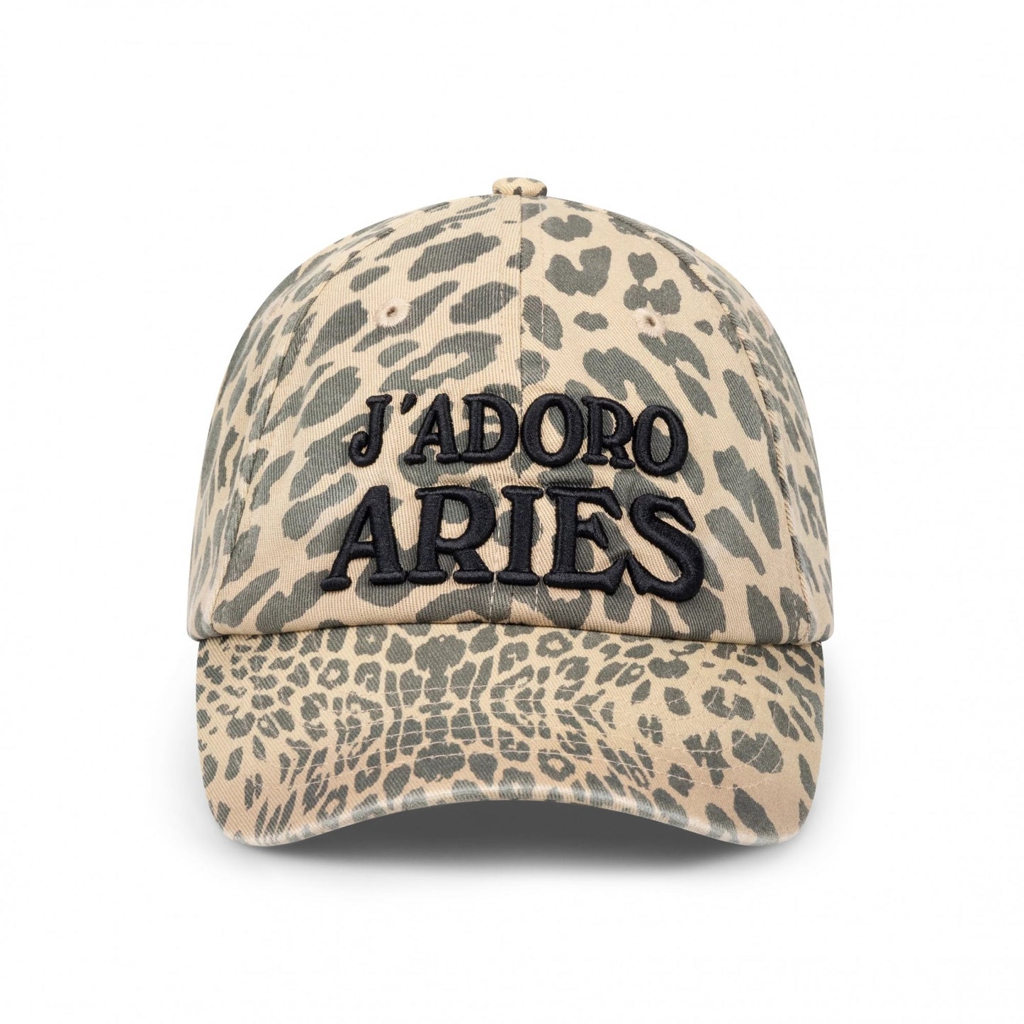 J'Adoro Aries Leopard Cap - Beige
