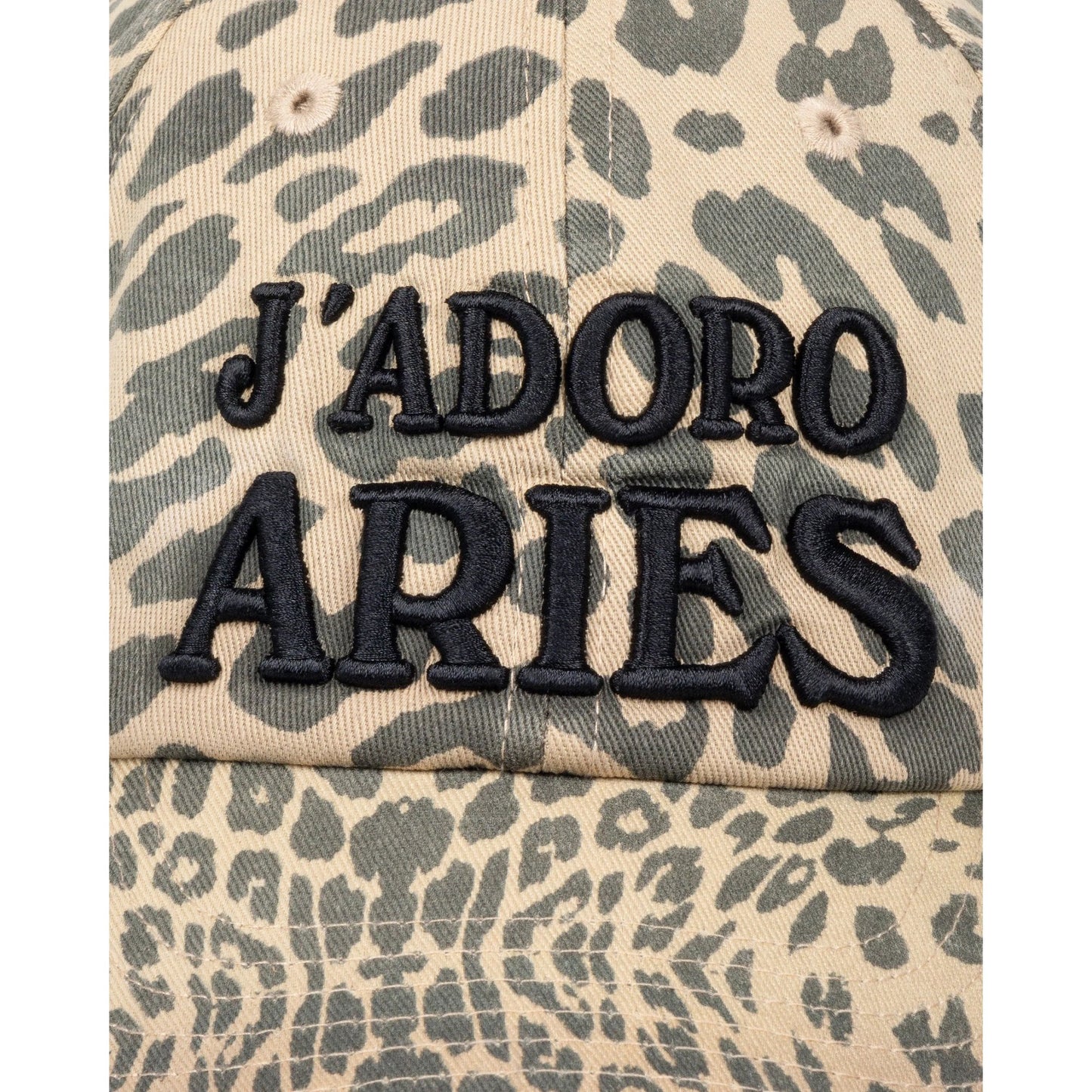 J'Adoro Aries Leopard Cap - Beige