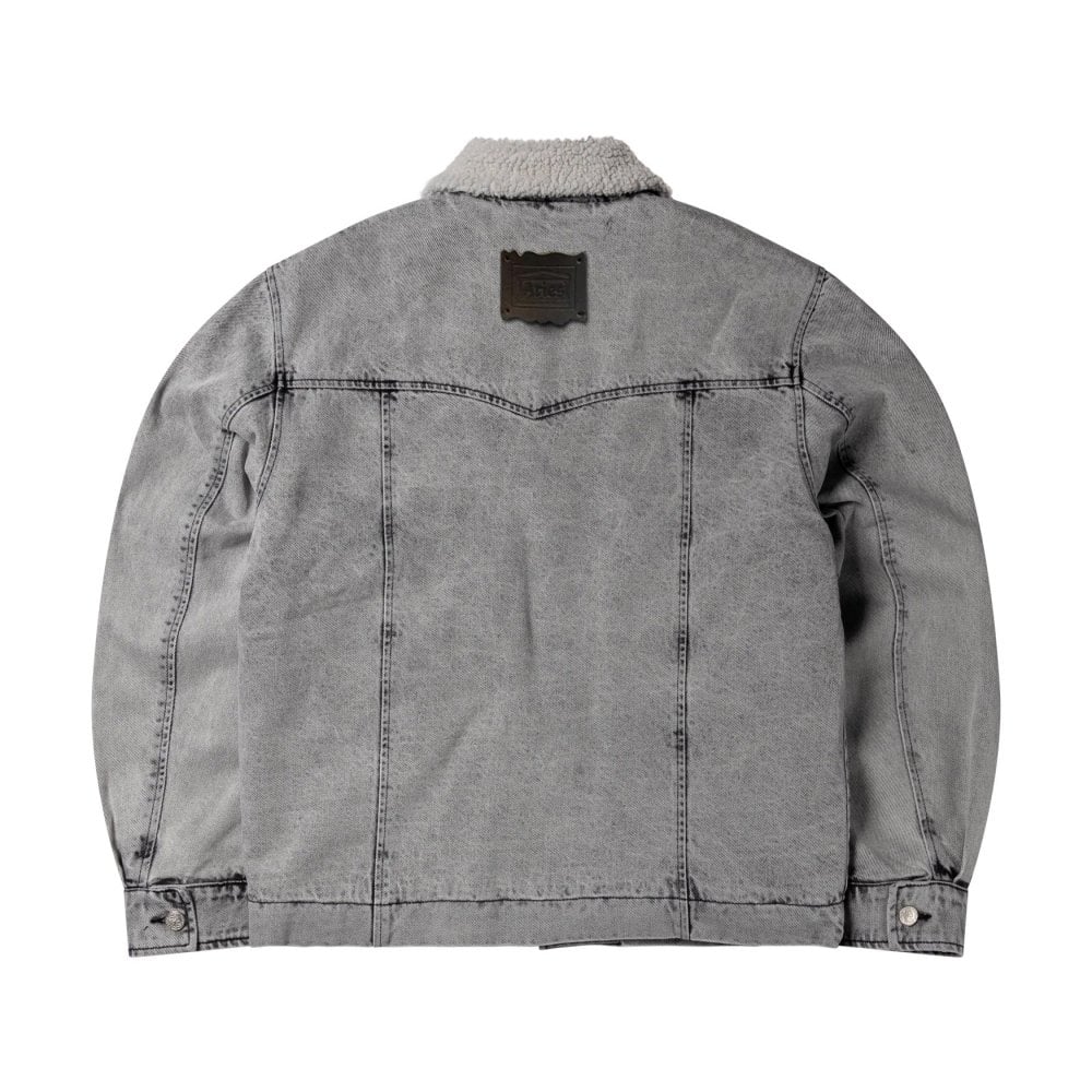 Sherpa Denim Car Coat
