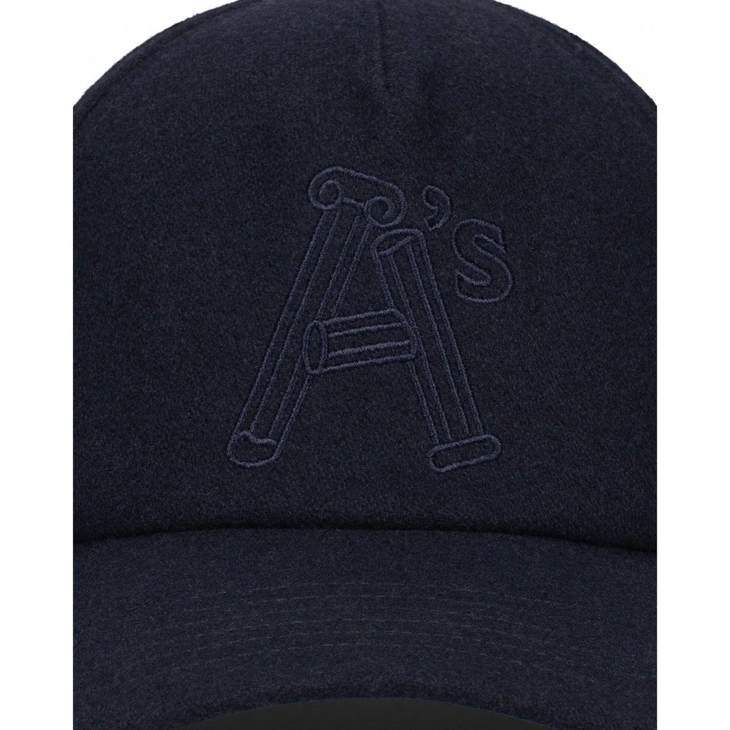 Wool Column A Cap - Navy