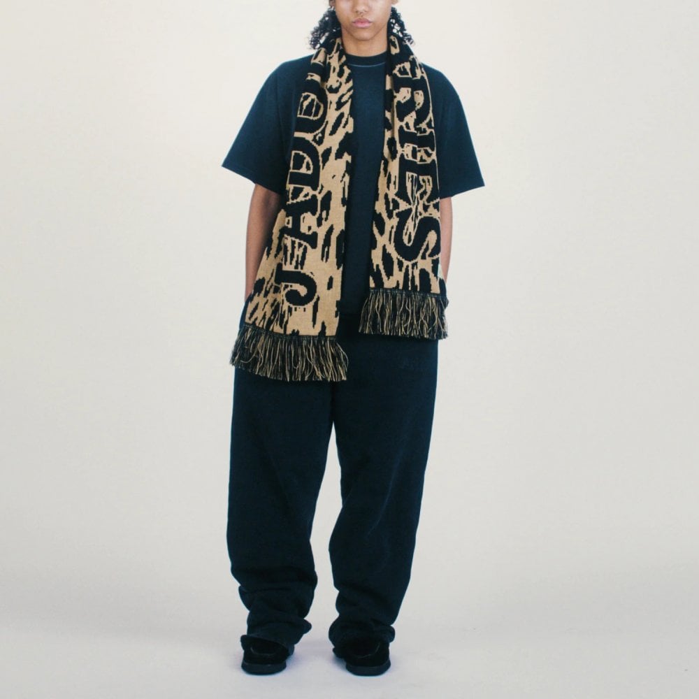 J'Adoro Aries Leopard Scarf - Beige