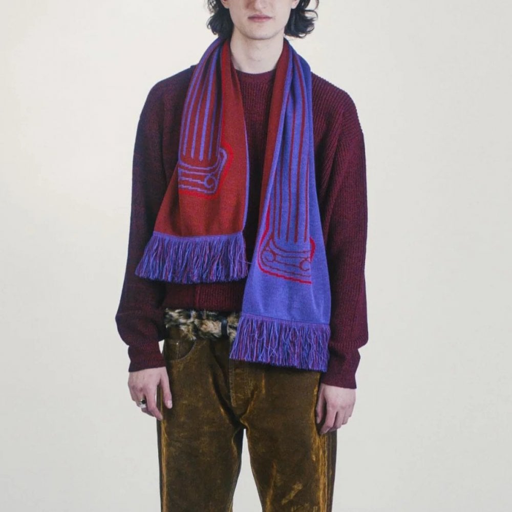 Column Scarf - Purple