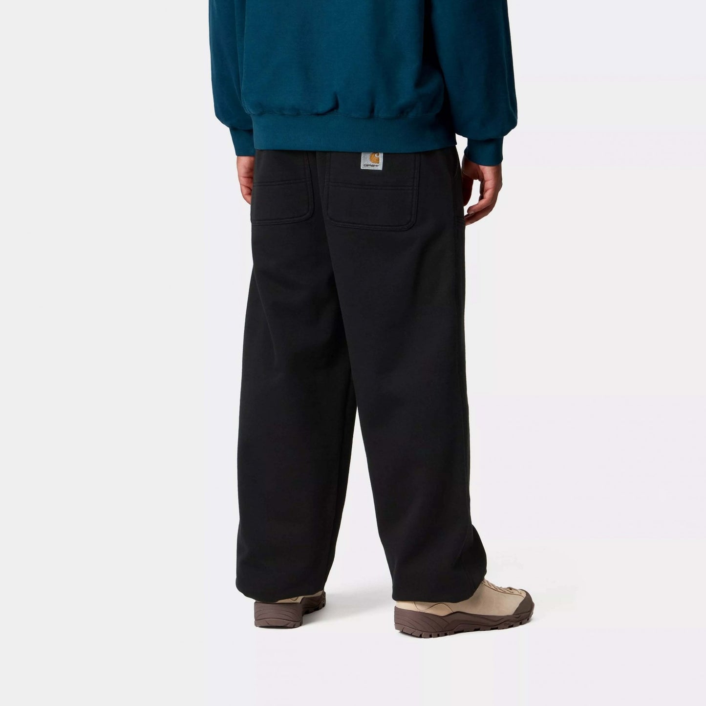 Double Knee Sweat Pant - Black