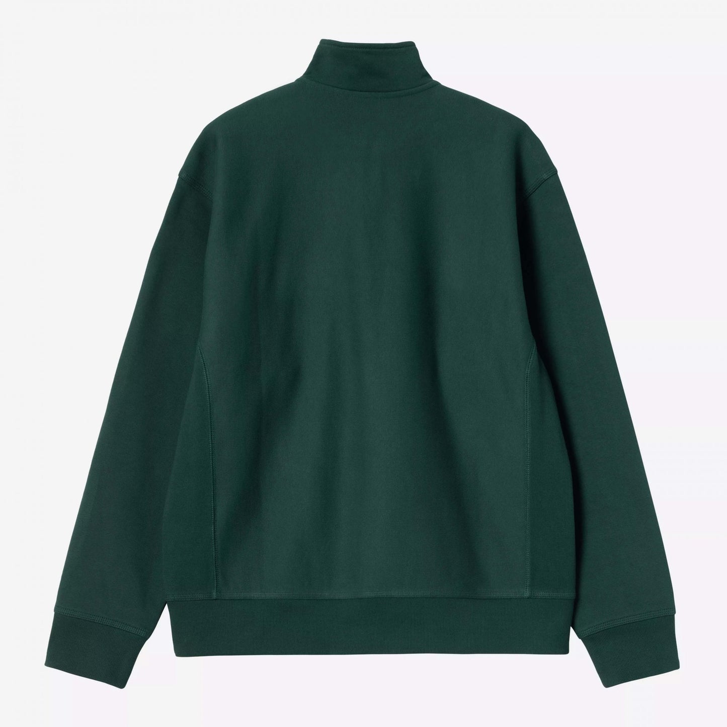 Half Zip American Script Sweat - Dark Fir