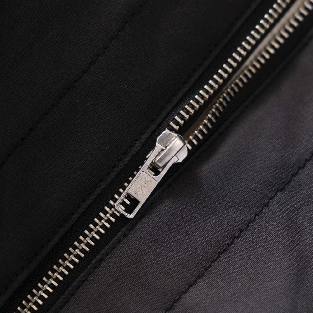 Waxed Cotton Tote Bag - Black