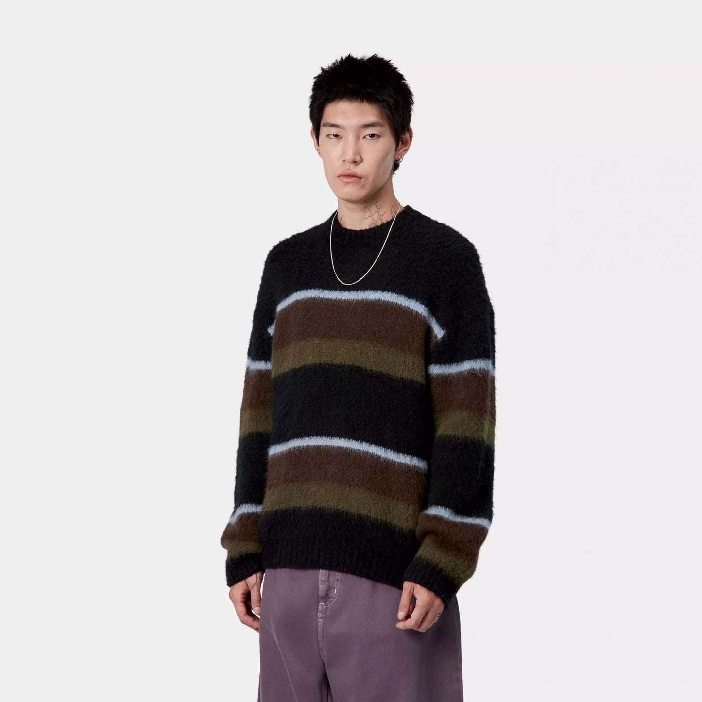 Merton Sweater - Sundling Stripe, Palisander
