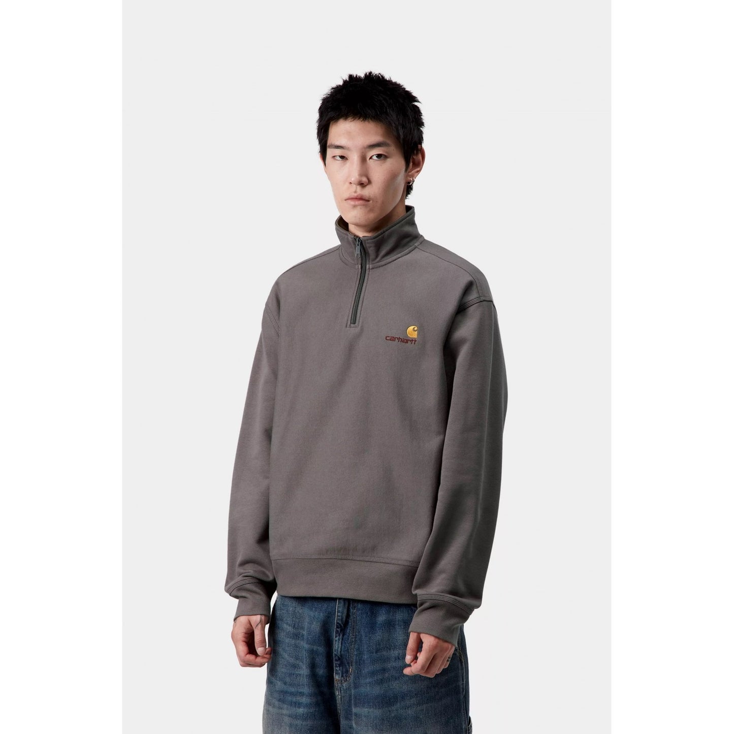 Half Zip American Script Sweat