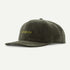 Corduroy Cap, Text Logo - Old Growth Green