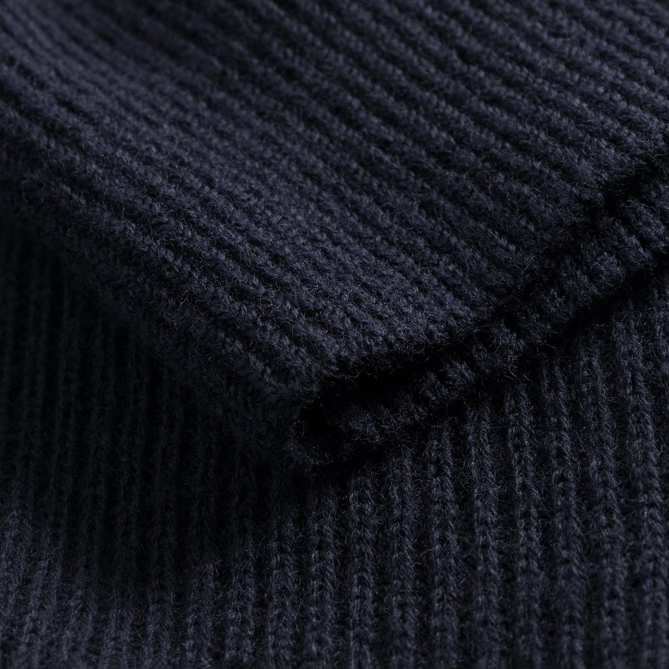Hagen Cotton Wool Jacket - Dark Navy