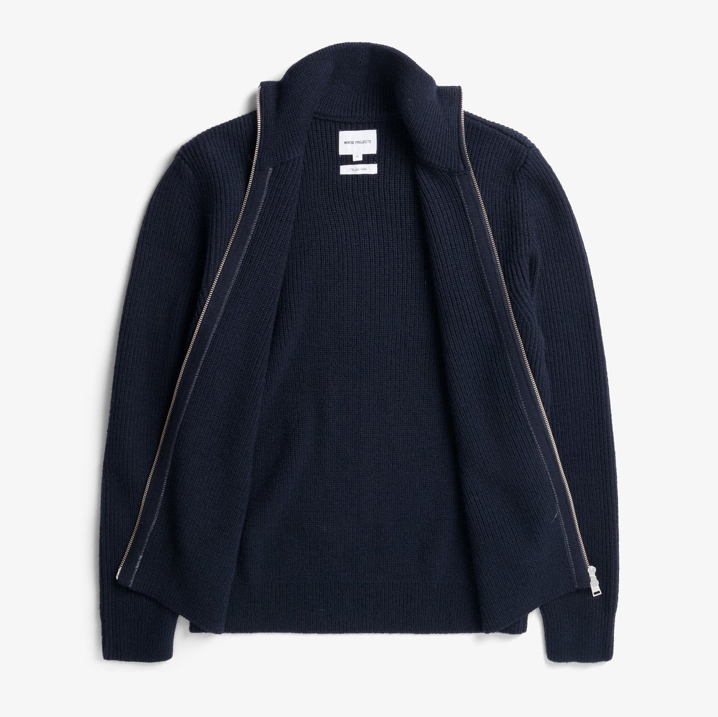 Hagen Cotton Wool Jacket - Dark Navy