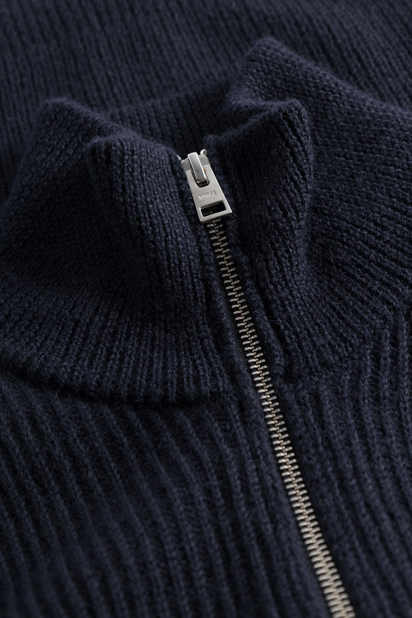 Hagen Cotton Wool Jacket - Dark Navy