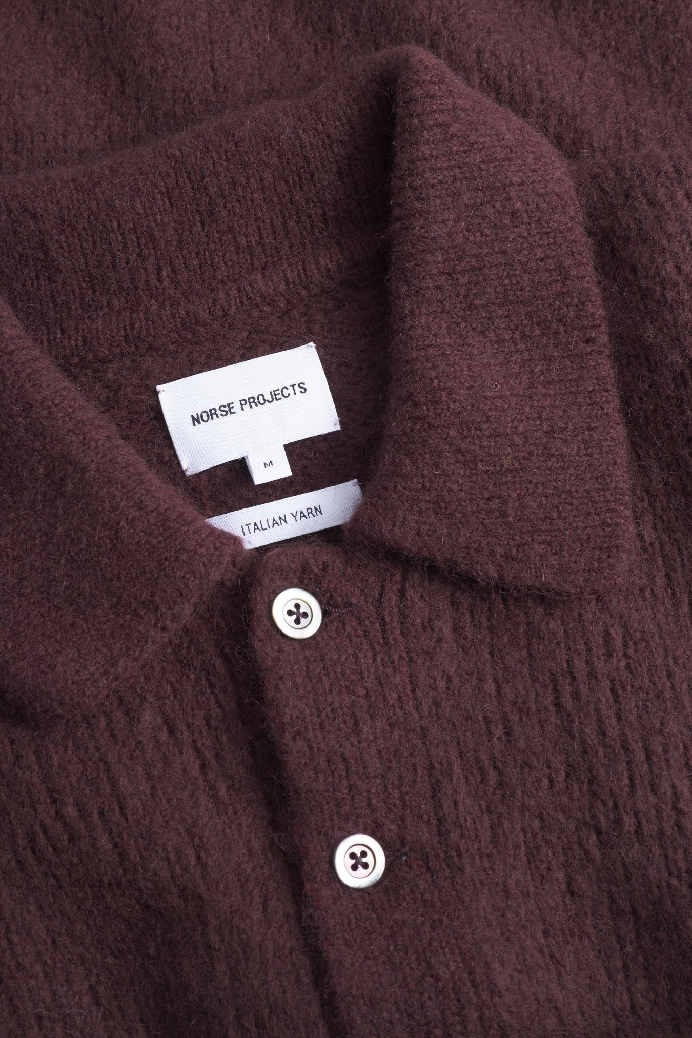 Rasmus Relaxed Brushed Polo - Mahogany