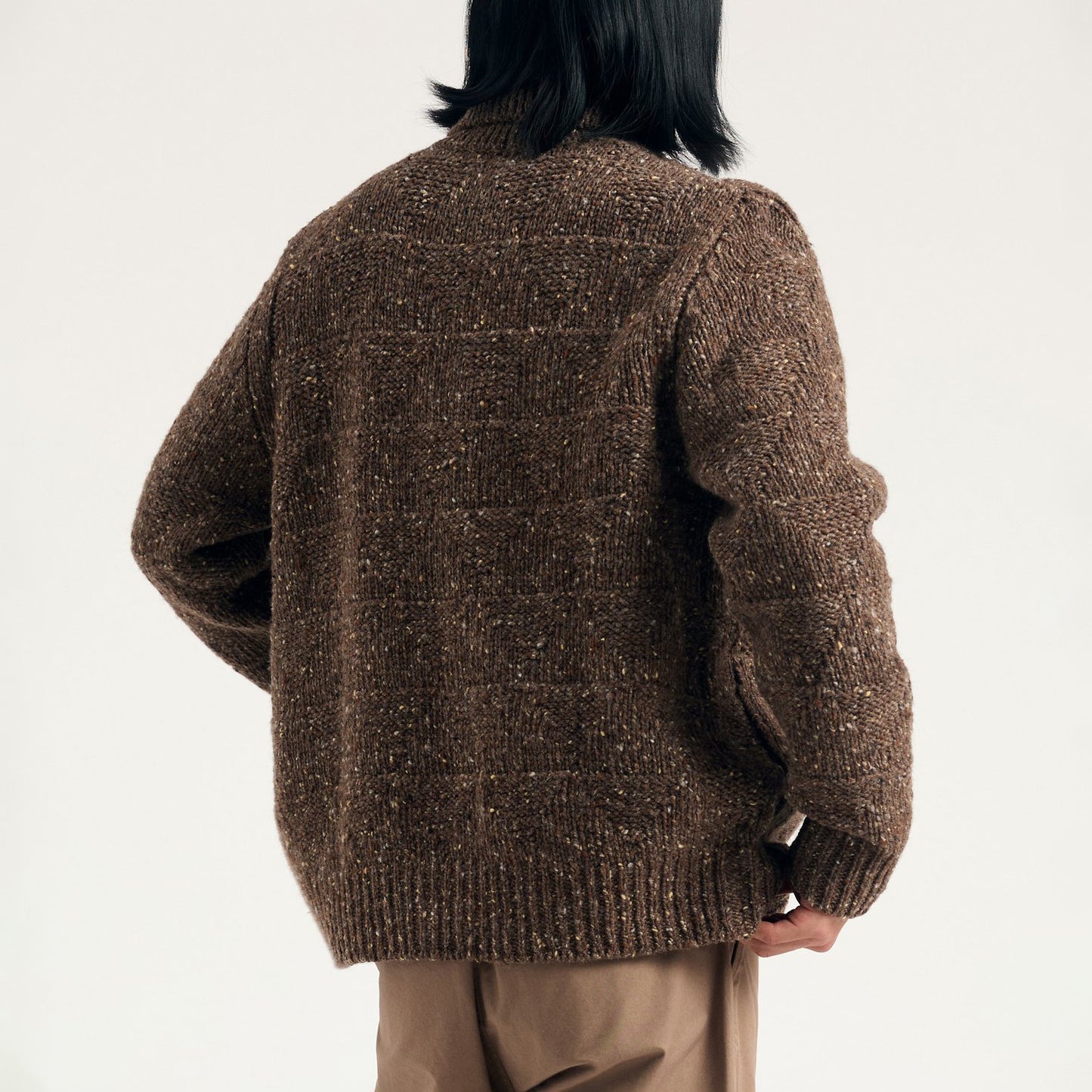 Erik Donegal Diamond Jacket - Seal Brown