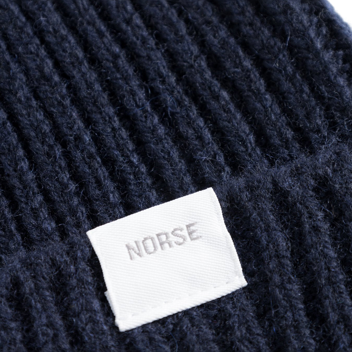 Norse Standard Merino Lambswool Beanie - Dark Navy