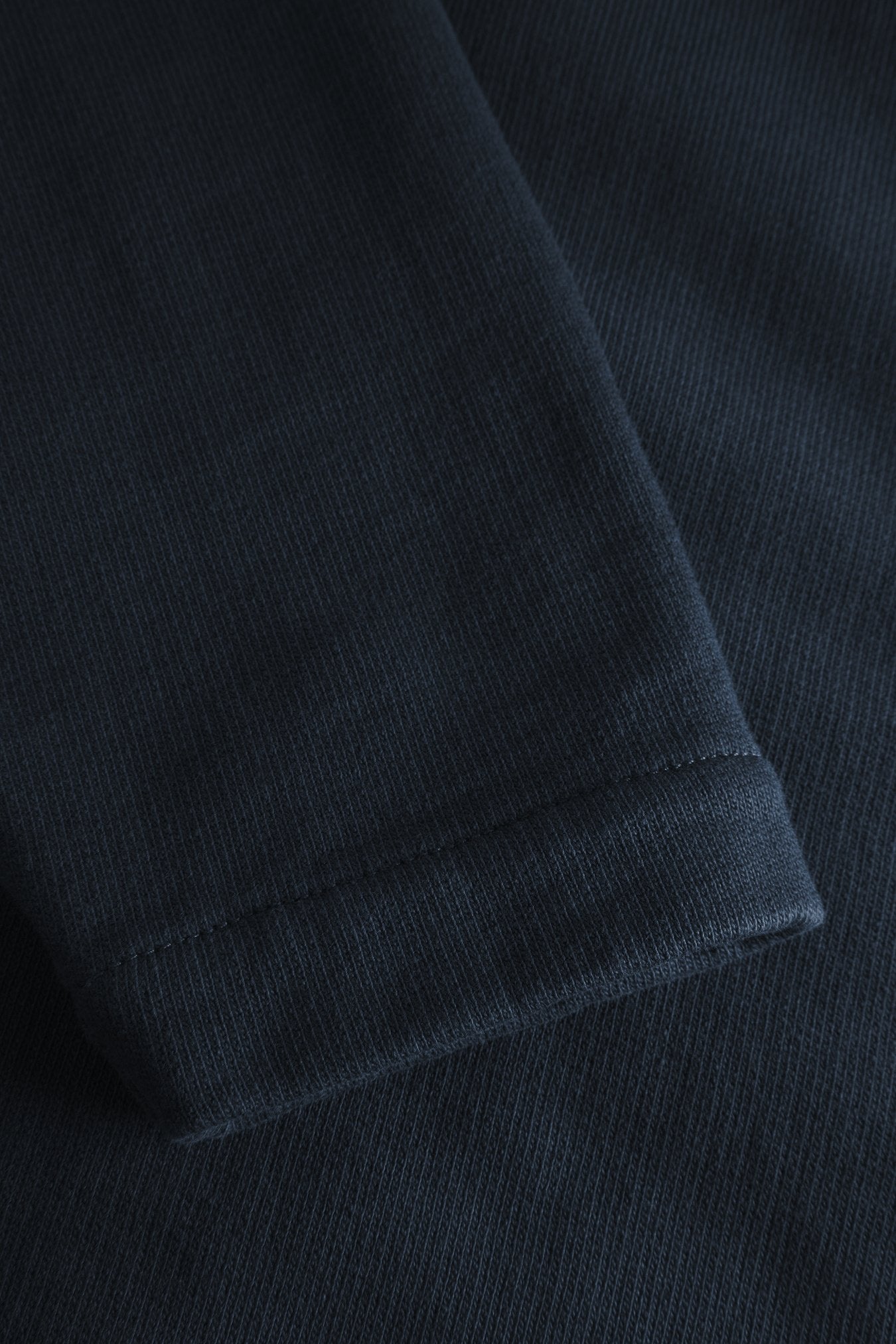 Bjorn Relaxed Organic Loopback Track Jacket - Dark Navy
