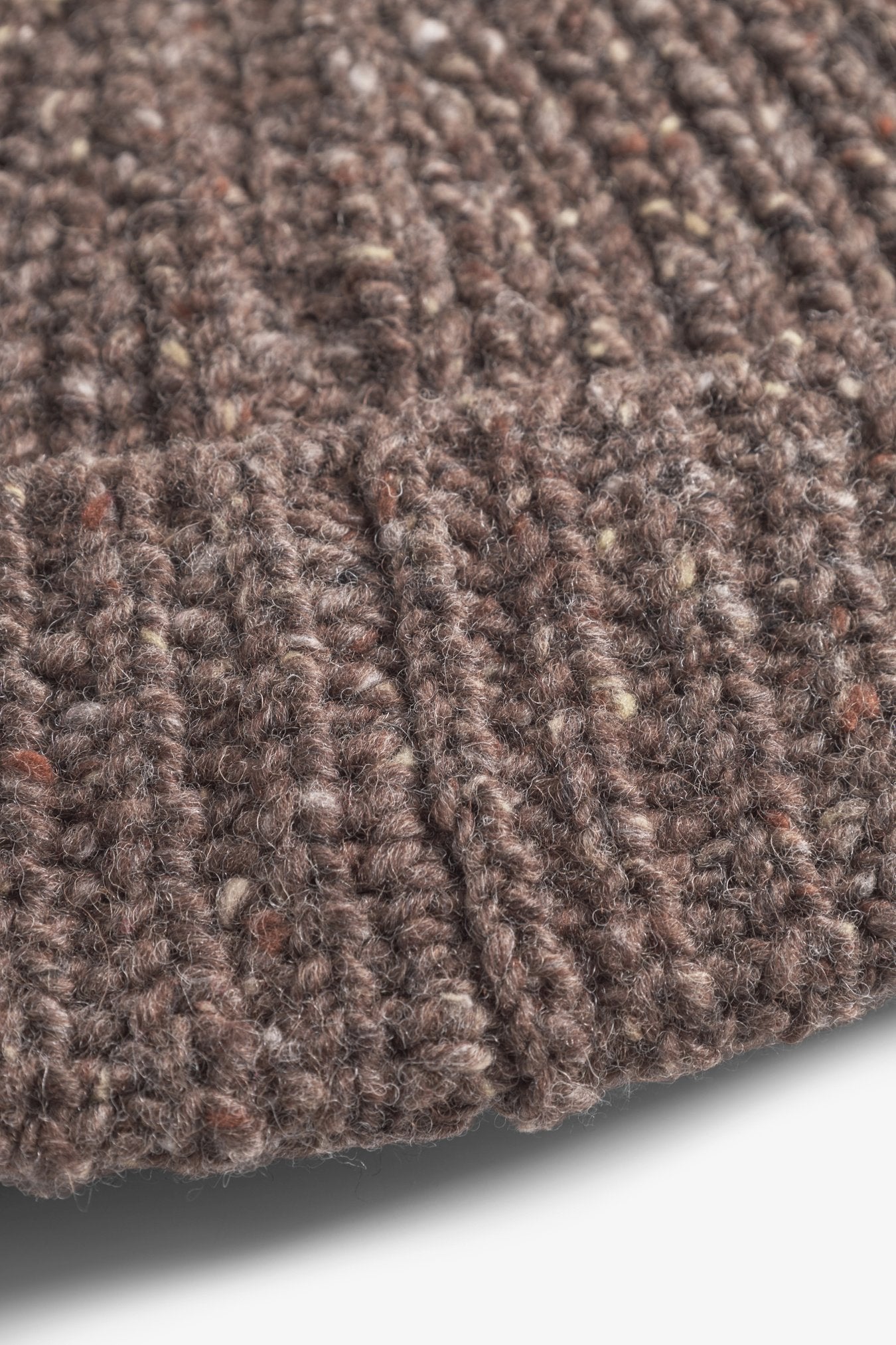 Daniel Donegal Rib Beanie - Seal Brown