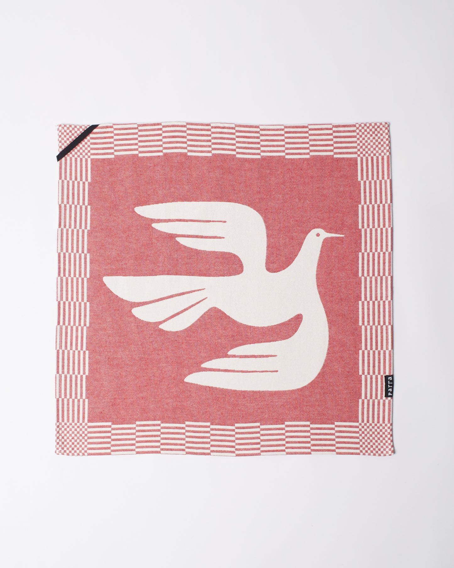 Infinite kitchen bird towel set - Red
