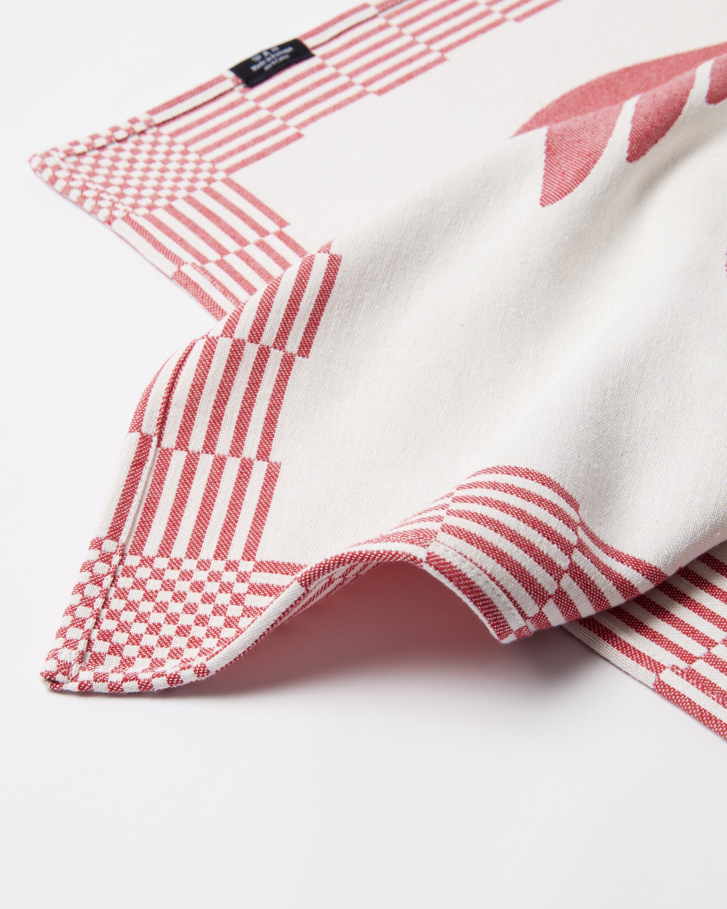 Infinite kitchen bird towel set - Red