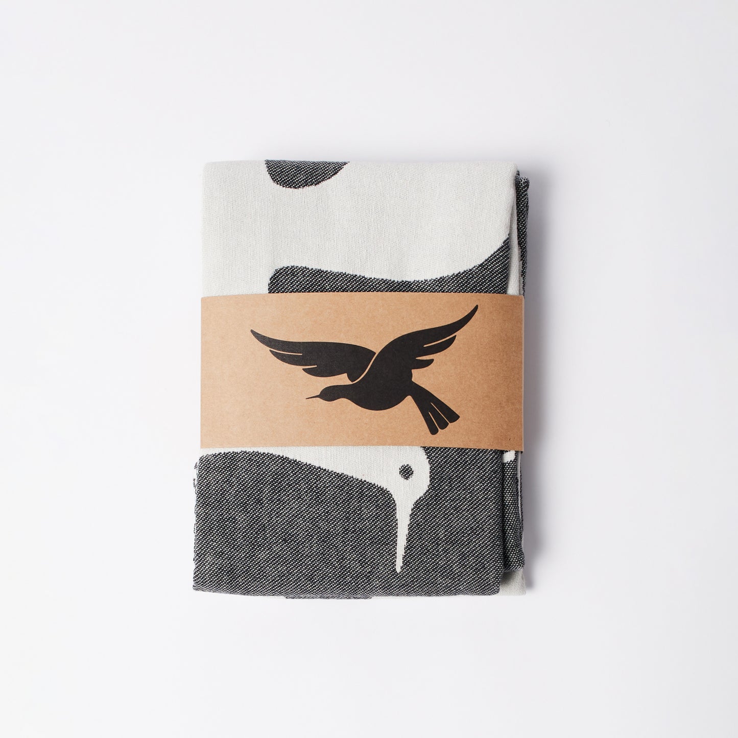 Infinite kitchen bird towel set - Black