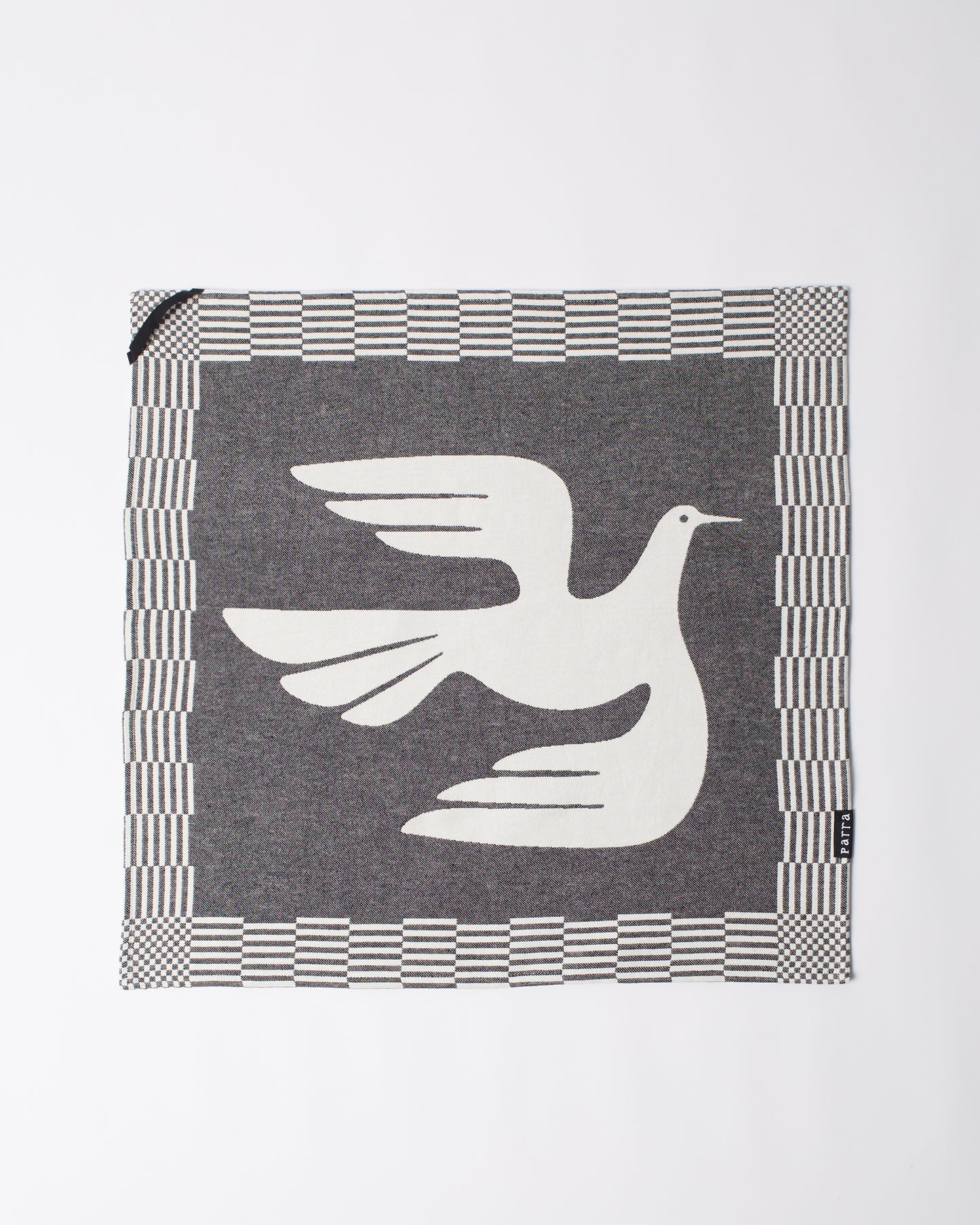 Infinite kitchen bird towel set - Black