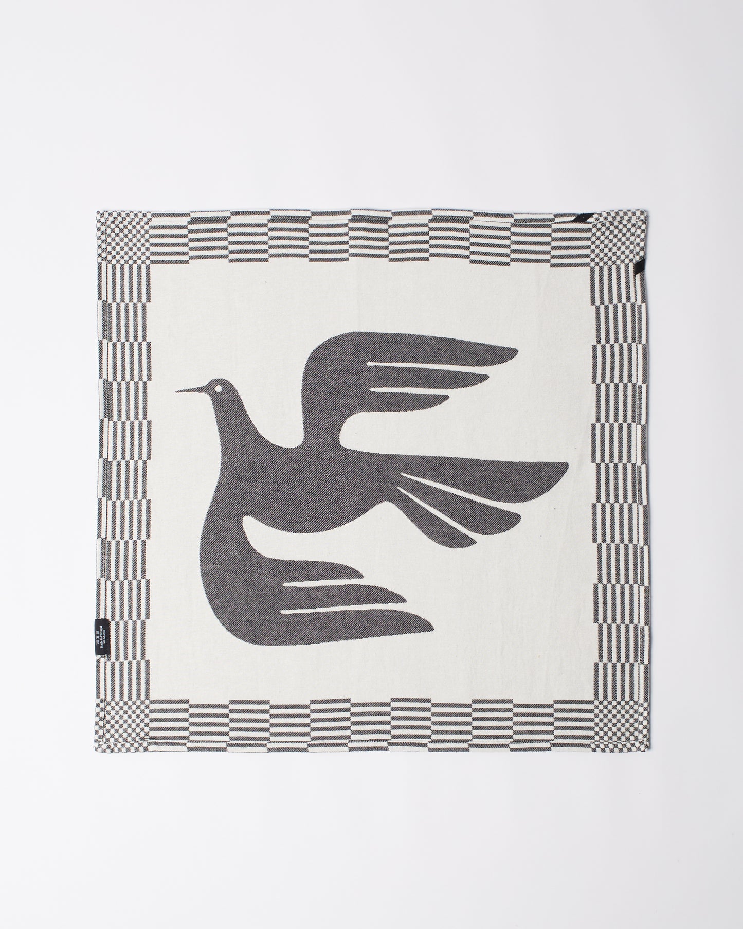 Infinite kitchen bird towel set - Black