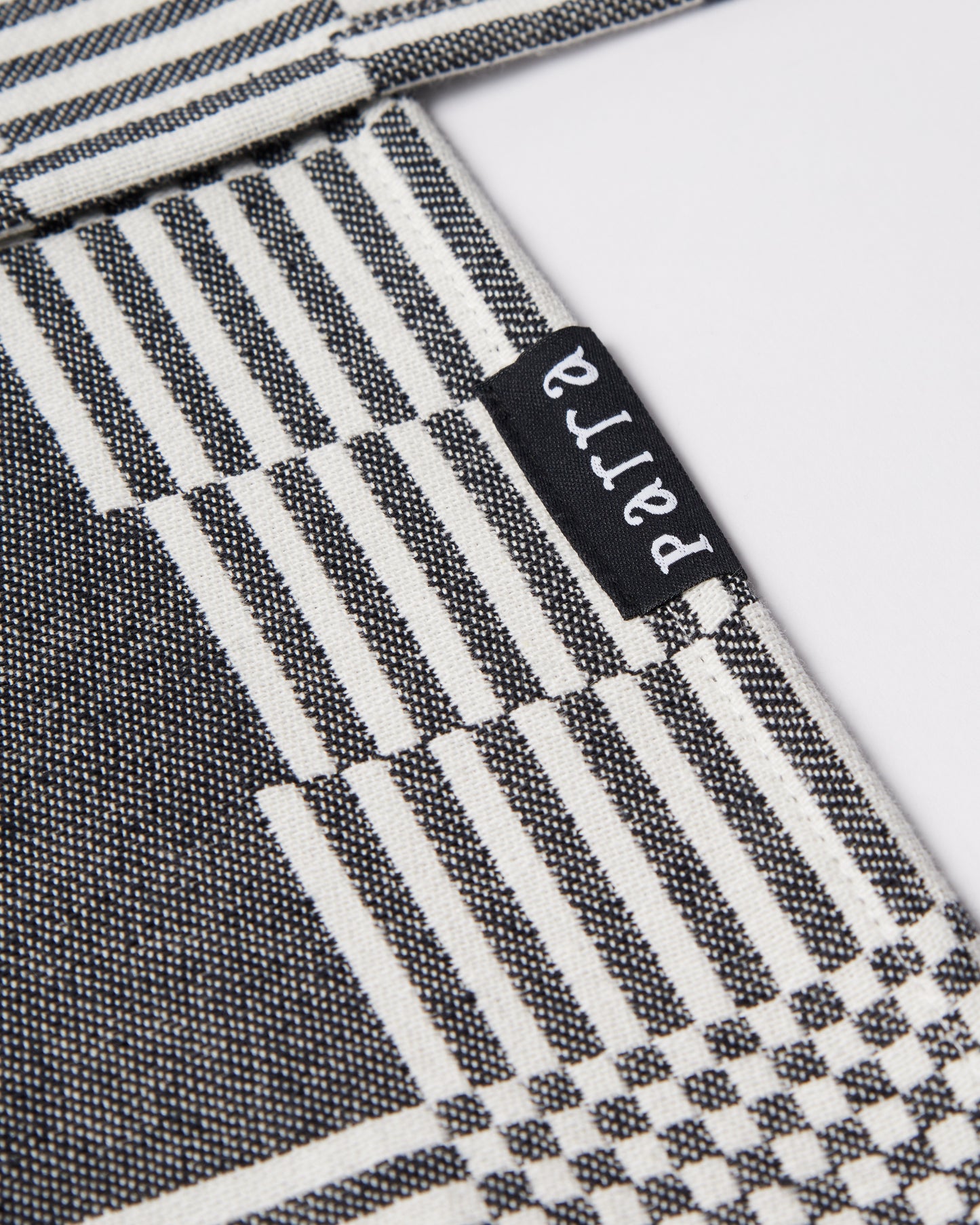 Infinite kitchen bird towel set - Black