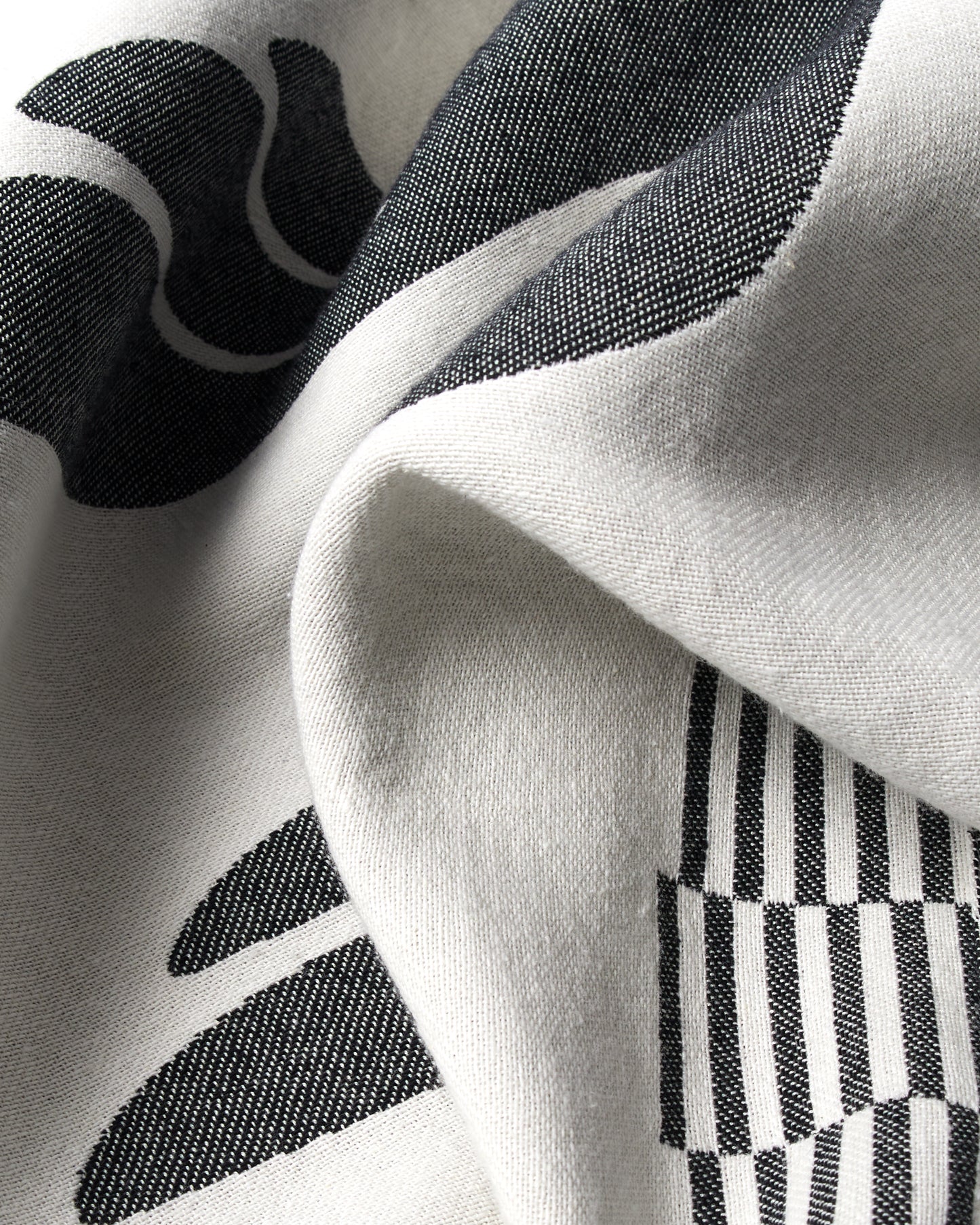 Infinite kitchen bird towel set - Black