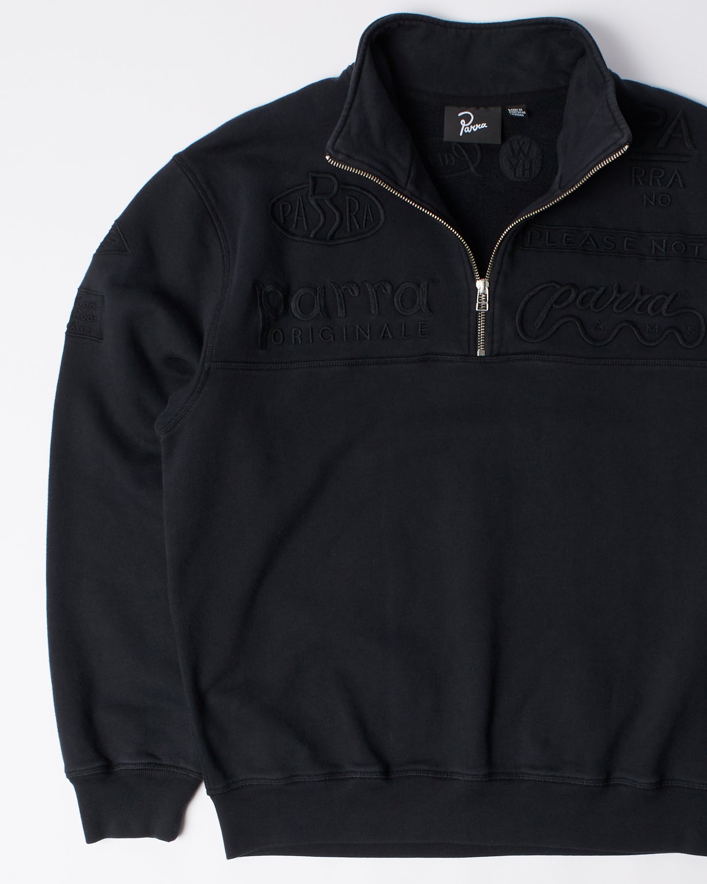 Media training quarter zip pullover - Black