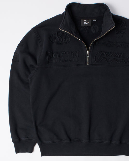 Media training quarter zip pullover - Black