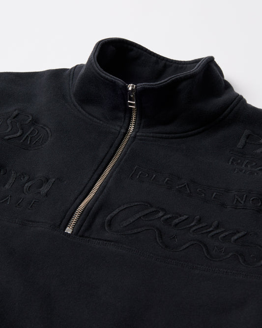 Media training quarter zip pullover - Black