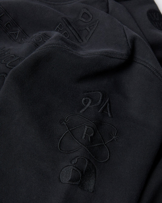 Media training quarter zip pullover - Black