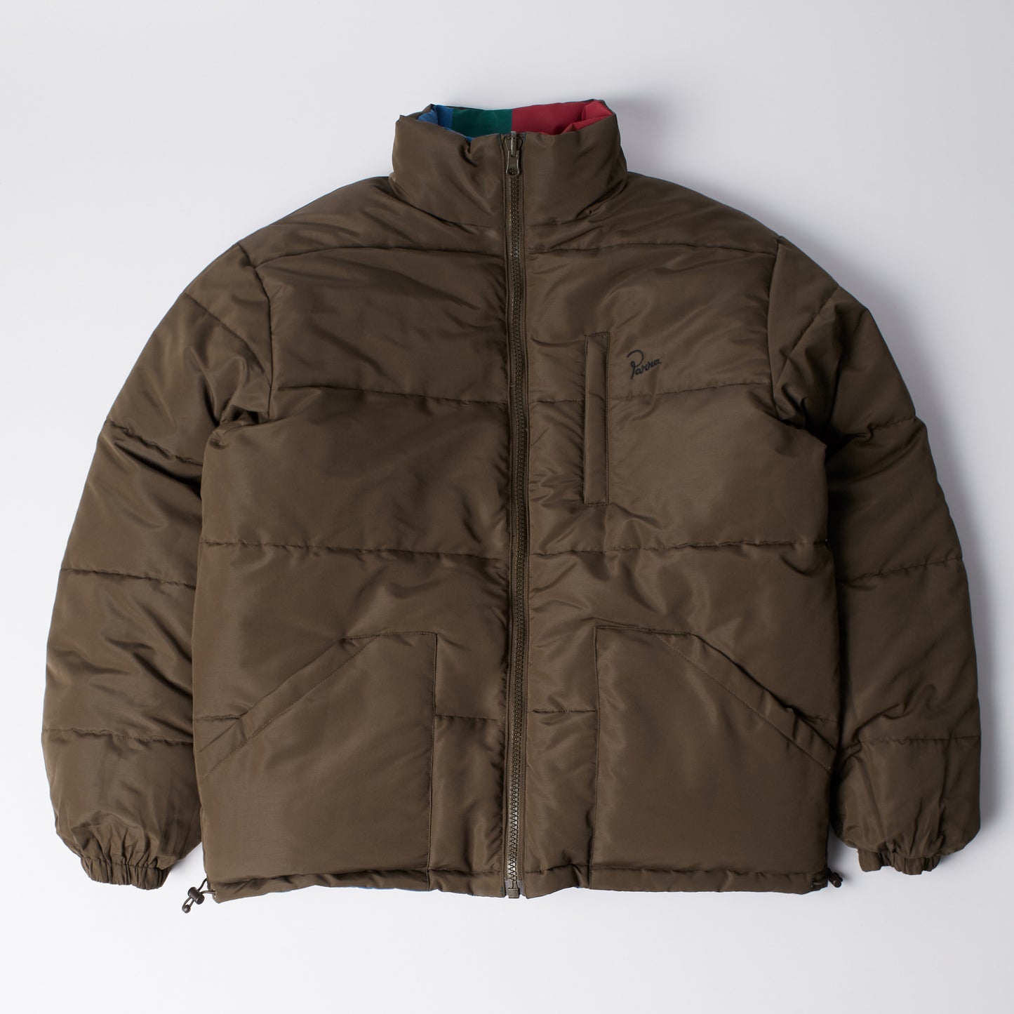 Protect the sun reversible puffer jacket - Brown