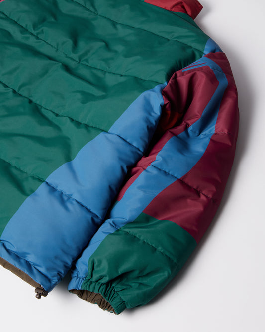 Protect the sun reversible puffer jacket - Brown