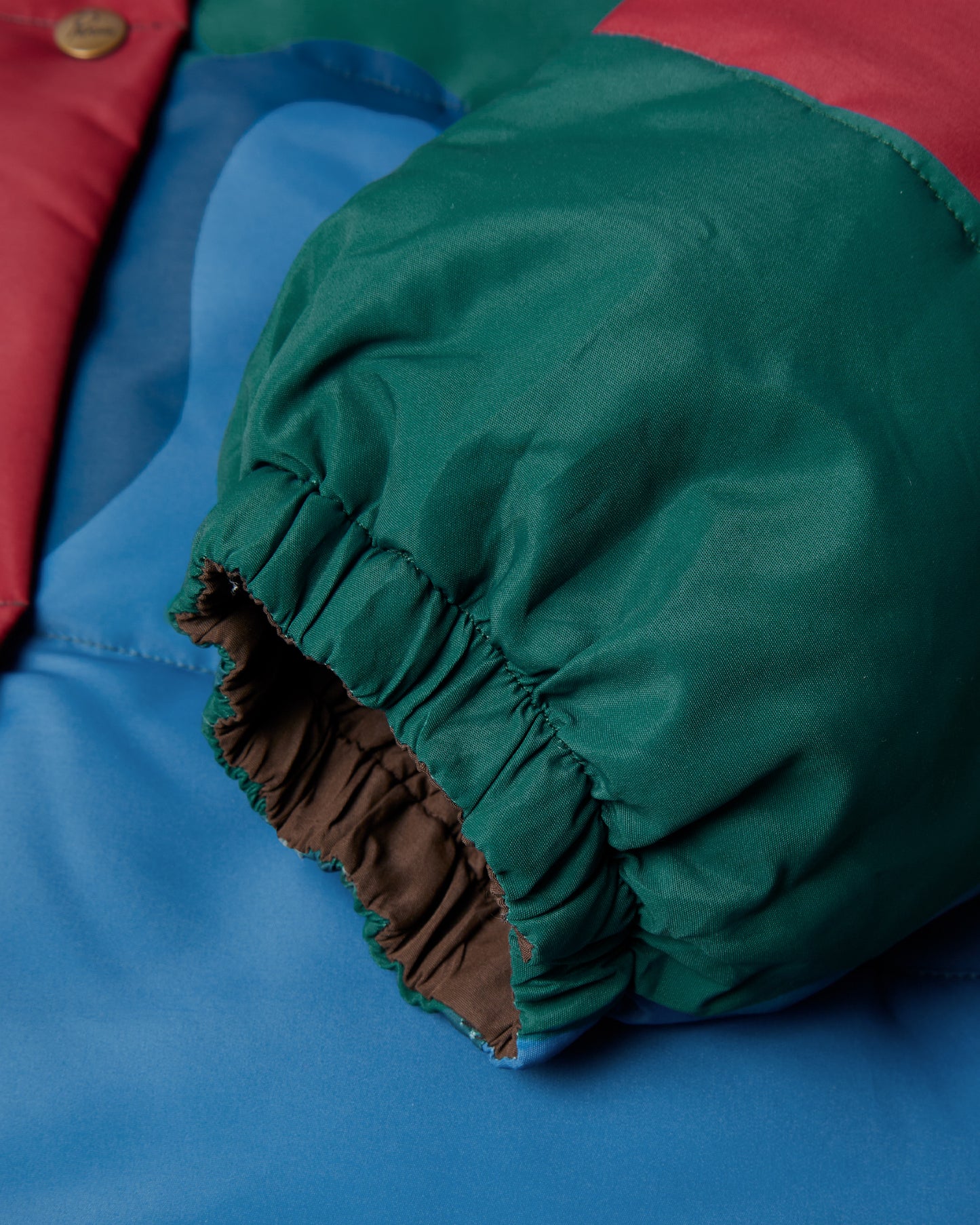 Protect the sun reversible puffer jacket - Brown