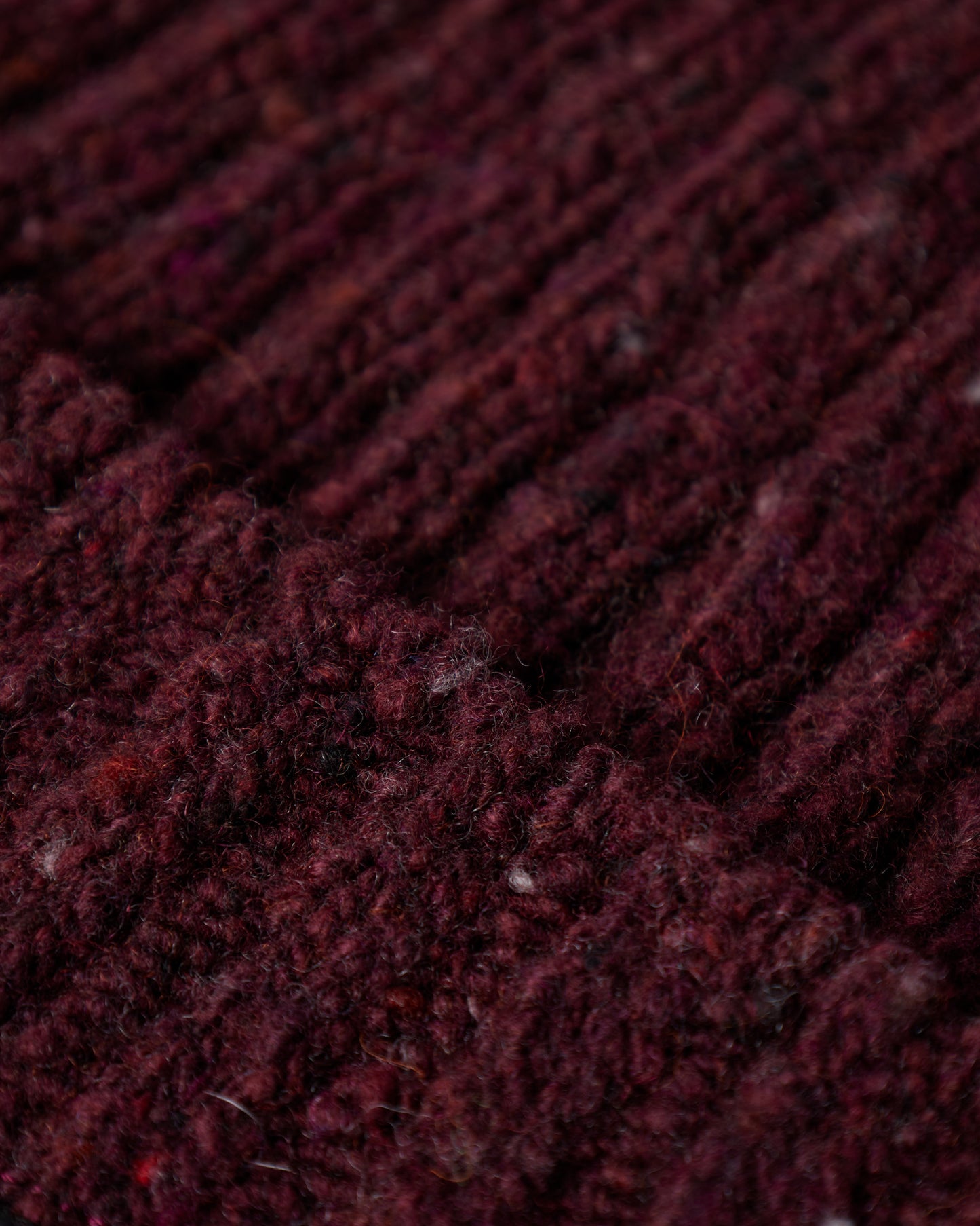 Reversed flag beanie - Dark Burgundy