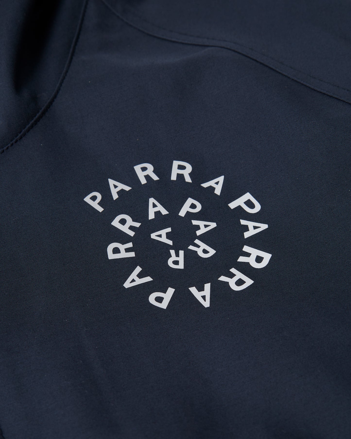 Circular Rain Logo Cotton Shell Jacket - Navy Blue