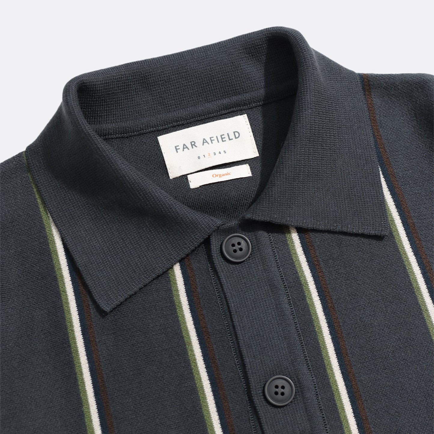 Zigger Cardigan - Grey Stripe